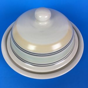 Pfaltzgraff Key Largo Round Covered Butter Dish